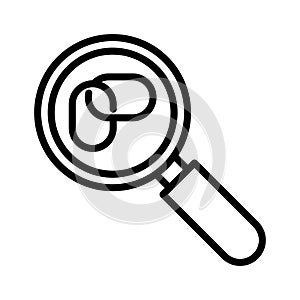 Backlink, checker, link, search fully editable vector icons