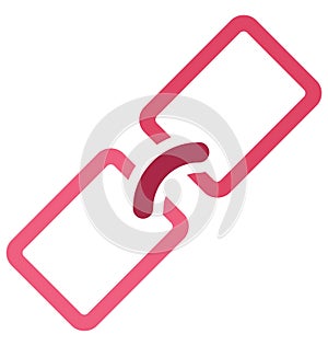 Backlink Isolated Vector Icon which can easily modify or edit