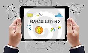 Backlinks Technology Web Concept