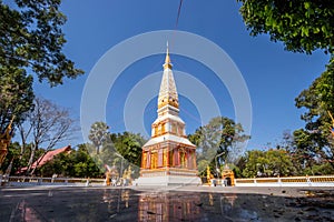 Backlit image, sunrise, pagoda, Thai temple, Buddhist religion, bright sky