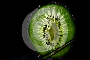 Backlit Kiwi