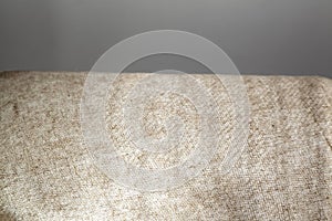 Backlit white woolen texture