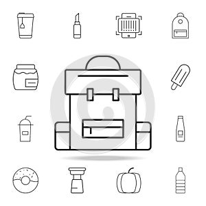 Backpack line icon. Detailed set of web icons and signs. Premium graphic design. One of the collection icons for websites, web des