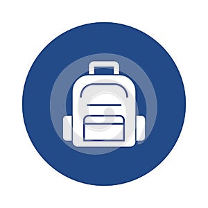 Backpack Vector icon which can easily modify or edit