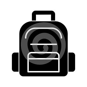 Backpack Vector icon which can easily modify or edit