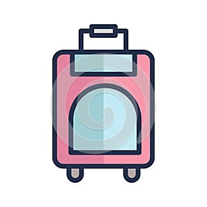Backpack Vector icon which can easily modify or edit