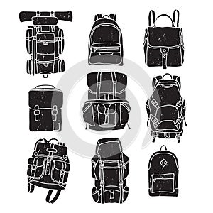 Backpack Vintage Labels