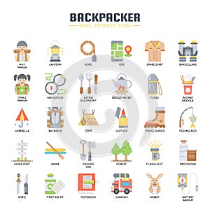 Backpacker Elements , Pixel Perfect Icons