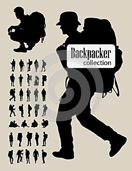 Backpacker Silhouettes