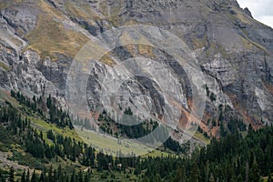 Backpacking around Blue Lakes in Colorado`s San Juan Mountains