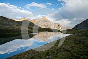 Backpacking around Blue Lakes in Colorado`s San Juan Mountains