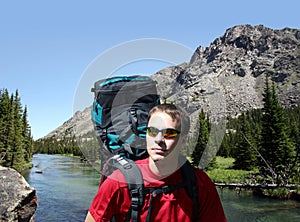 Backpacking in Montana photo