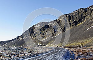 Backroading in Iceland near Grindavik, South coast