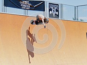 Backside Air on New Vert Ramp