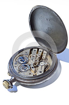 Backside of Antique Pocket Watch