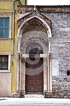 Backside of the Church of San Zeno in Oratorio photo