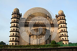 Backside of Gol Gumbaz