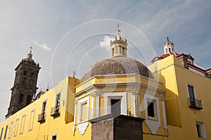 Backside of Puebla cathedral (Mexico)