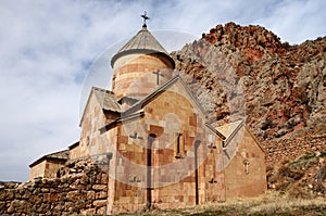 Backside wall of Surb Karapet church,Noravank,Armenia