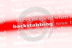 backstabbing