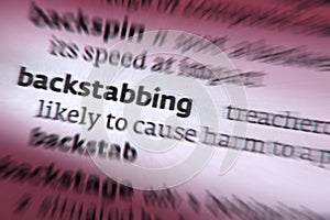 Backstabbing - Betrayal