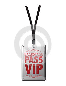 Backstage pass vip photo