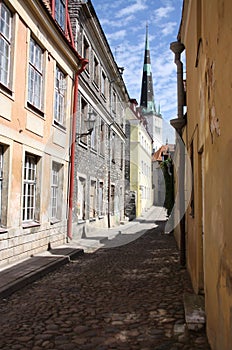 Backstreet in Tallinn photo