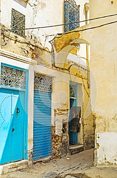 The backstreets of Sfax, Tunisia