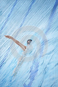 Backstroke,back crawl swimming