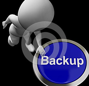 Backup Button For Archives And Data Storing