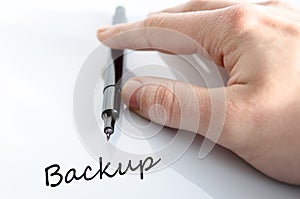 Backup concept