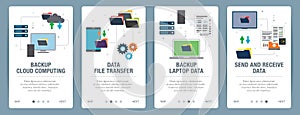 Backup data cloud computing