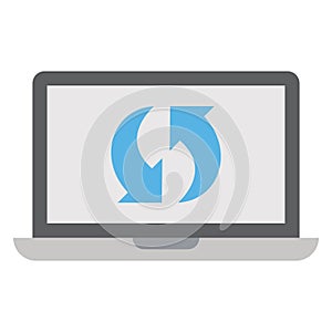 Backup, data sync Color Vector icon which can easily modify or edit