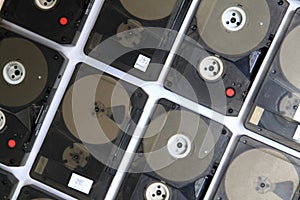 Backup data tape background