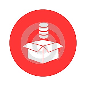 Backup data  Vector icon which can easily modify or edit