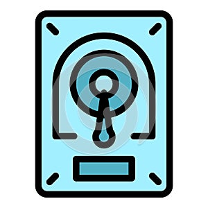 Backup device icon vector flat