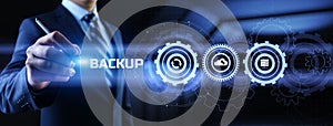 Backup Disaster recovery data protection technology concept