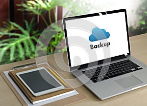 Backup Download copies of data, Computing Digital Data transferring photo