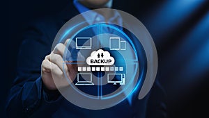 Backup Storage Data Internet Technology Business concept