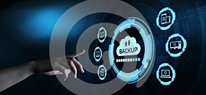 Backup Storage Data Internet Technology Business concept photo