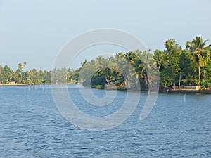 A Backwater Canal in Kerala, India - A Natural Background