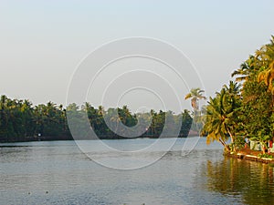 A Backwater Canal in Kerala, India - A Natural Background