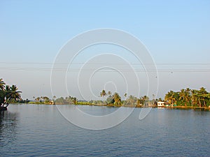 A Backwater Canal in Kerala, India - A Natural Background