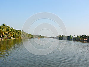 Backwater Canal in Kerala, India - A Natural Water Background