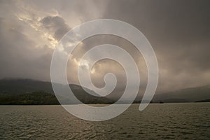 Backwaters of  Koyna Dam at Koyna nagar,Satara,Maharashtra,India