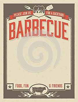 Backyard Barbecue Invitation