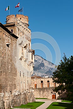 Backyard of Castello del Buonconsiglio photo