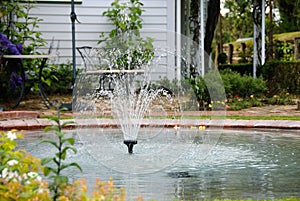 Backyard fountain