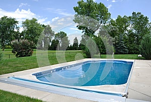 Backyard In-Ground Swimming Pool