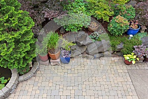 Backyard Paver Patio Landscaping Overview